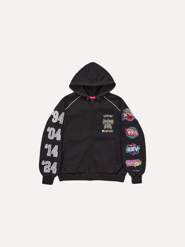 Supreme Playoff Zip Hoodie Black