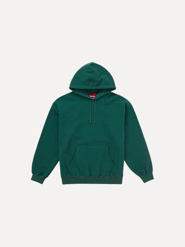 Supreme Satin Applique Hoodie Green