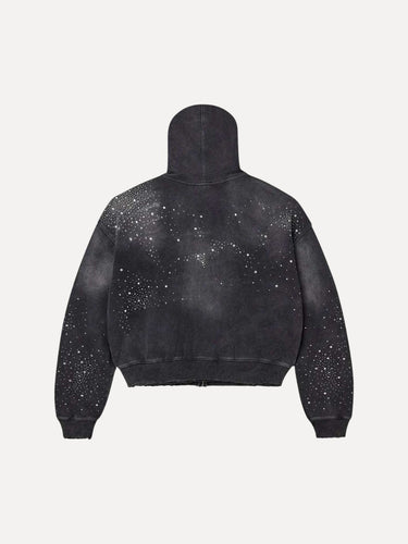 Classico Zip Up Hoodie Black