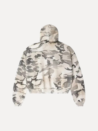 Winter Camo Zip Up Hoodie