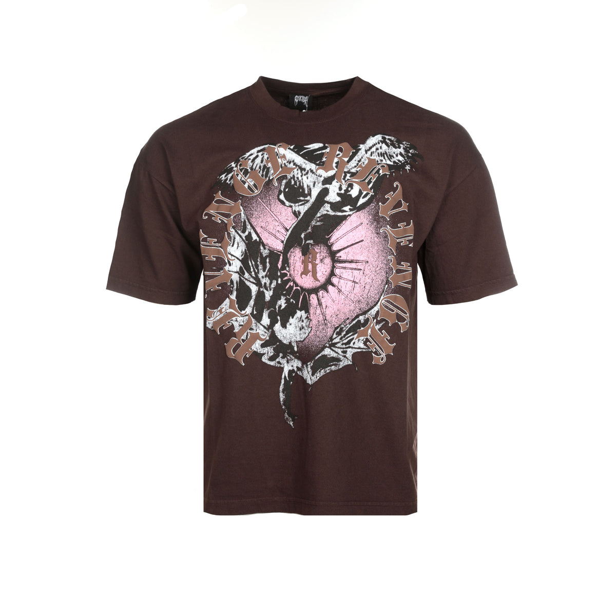 Revenge "Angle Discipline" Men's Brown SS Tee - SIZE Boutique