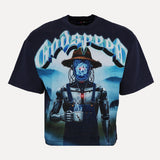 Godspeed Aura Farm T-Shirt Navy at SIZE Boutique