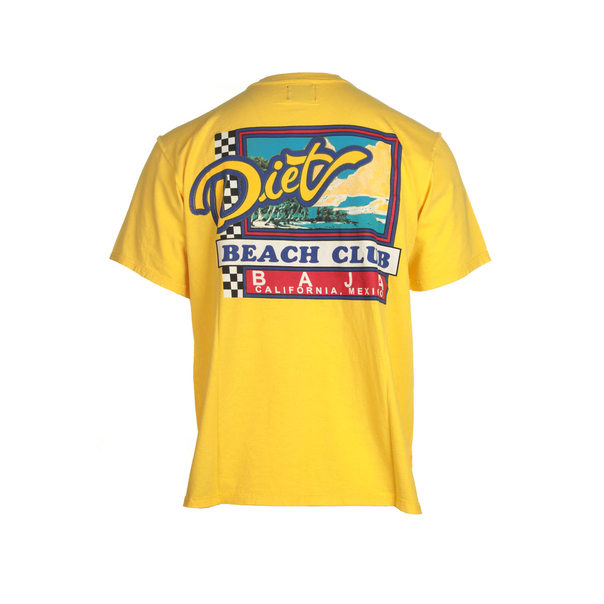 Diet Starts Monday "Baja Run" Men's SS Tee Yellow - SIZE Boutique