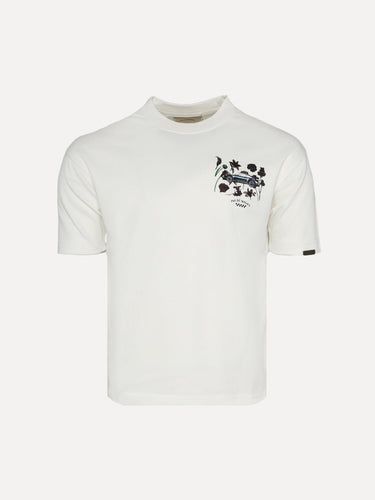 Pas De Monaco Bloom Torque T-Shirt White at SIZE Boutique