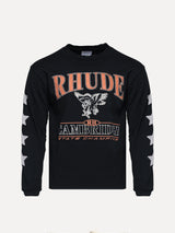 Rhude Cambridge State Champs L/S Tee - SIZE Boutique
