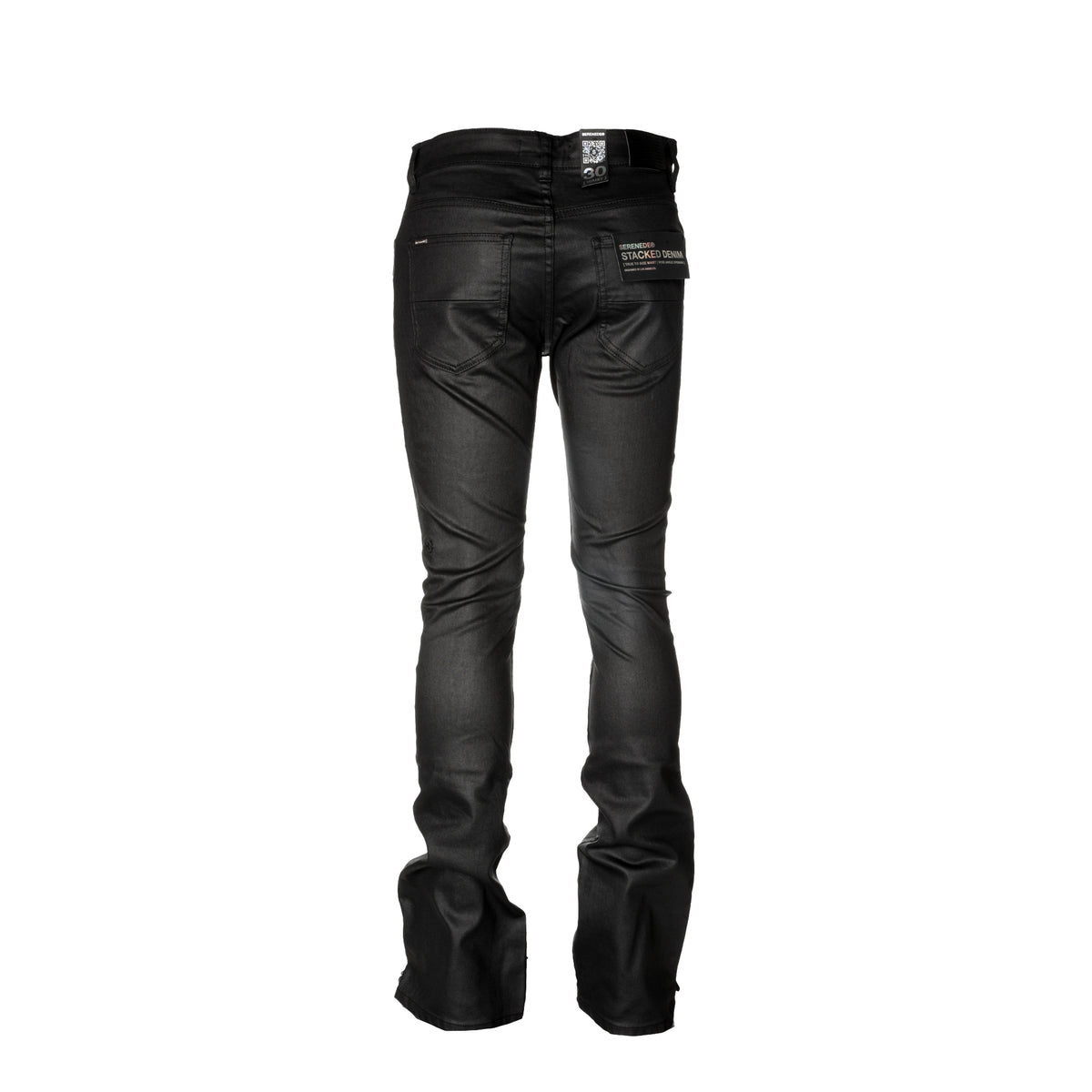 SERENEDE "Caviar" Men's Black Stacked Jeans - SIZE Boutique