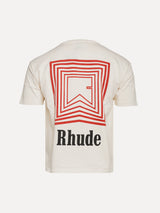 Rhude Chevron Logo Repeat SS Tee - SIZE Boutique