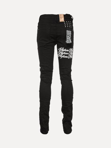Ksubi Chitch Scripted Men's Black Skinny Jeans - SIZE Boutique