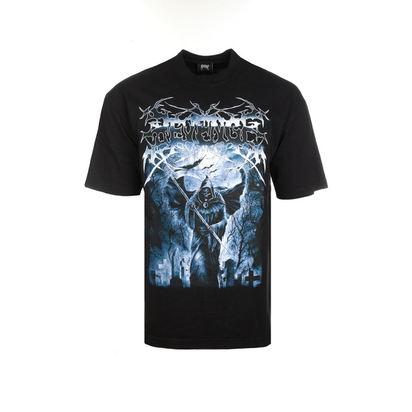 Revenge "Chrome Reaper" Men's SS Black Tee - SIZE Boutique