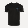 RTA Black Circuit Cross Men's Black SS T-Shirt - SIZE Boutique