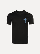 RTA Black Circuit Cross Men's Black SS T-Shirt - SIZE Boutique