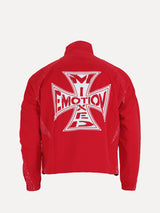 Mixed Emotions Classic Red Nylon Jacket - SIZE Boutique