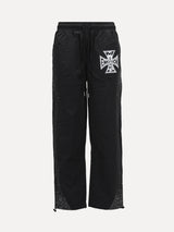 Mixed Emotions Classic Black Nylon Pants - SIZE Boutique