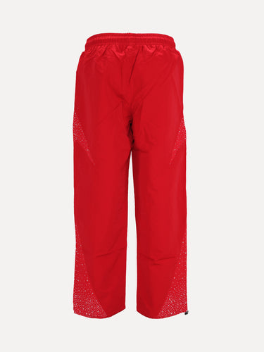 Mixed Emotions Classic Red Nylon Pants - SIZE Boutique
