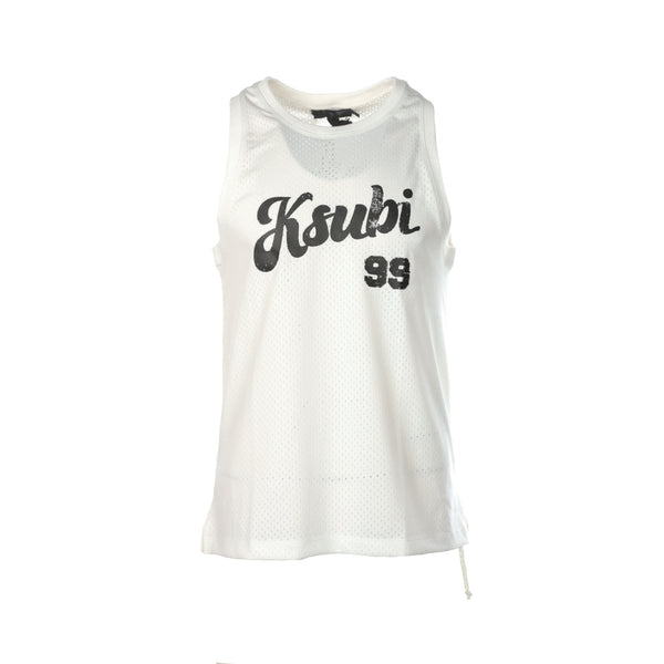 Ksubi Clubhouse Pick Up Singlet Men's White Jersey - SIZE Boutique