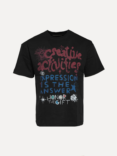 Honor the Gift Creative Activities Black SS Graphic Tee - SIZE Boutique