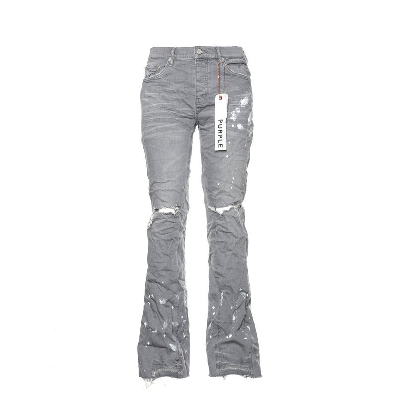 Purple Brand Double Panels Flare Men's Grey Jeans - SIZE Boutique