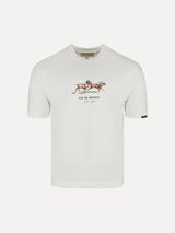 Pas De Monaco Equestrian SS Tee White Front View at SIZE Boutique