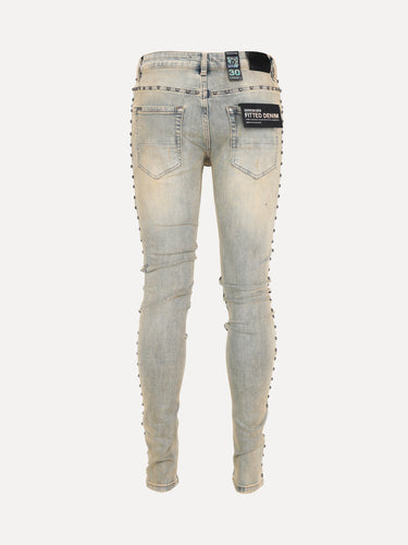 SERENEDE Exo Men's Light Indigo Skinny Jeans - SIZE Boutique