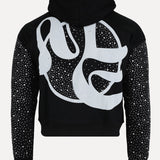 Fallen Angels Rhinestone Hoodie - SIZE Boutique