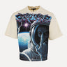 Mixed Emotions First Contact Alien Graphic Streetwear T-Shirt in White at SIZE Boutique