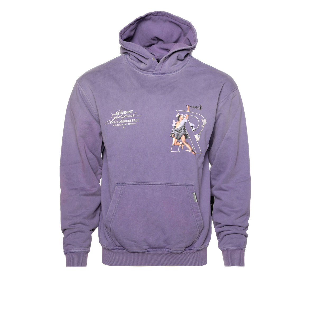 Represent "Hermes" Men's Purple Pullover Hoodie - SIZE Boutique