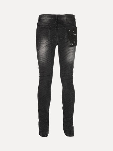 RTA Bryant nkstone Crystal Black Skinny Jeans - SIZE Boutique