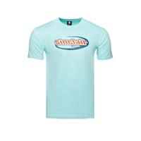 Sinclair Italics Logo Men's Light Blue SS Tee - SIZE Boutique