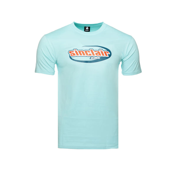 Sinclair Italics Logo Men's Light Blue SS Tee - SIZE Boutique