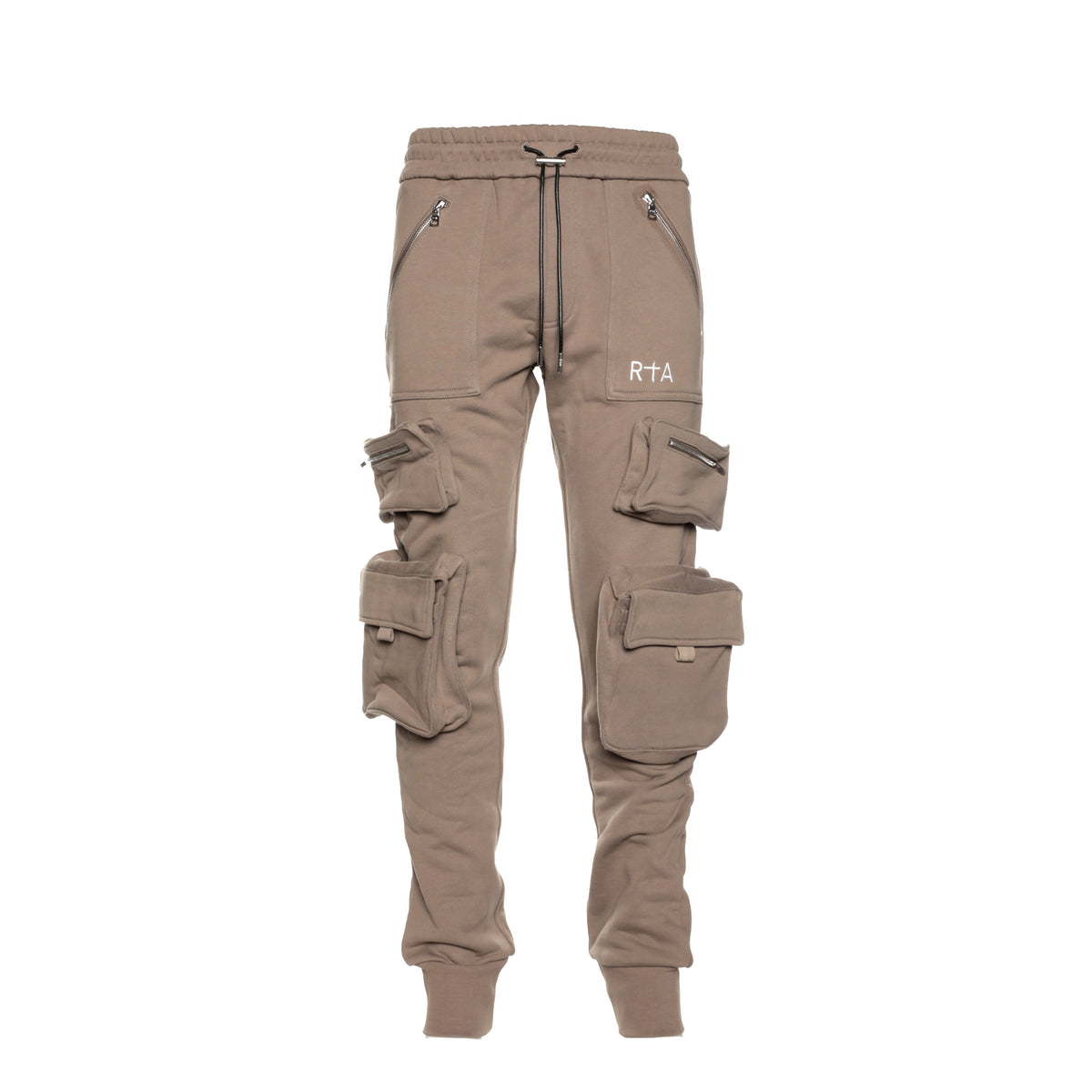 RtA Brand Kendrick Men's Taupe Cargo Sweats - SIZE Boutique