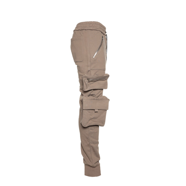 RtA Brand Kendrick Men's Taupe Cargo Sweats - SIZE Boutique