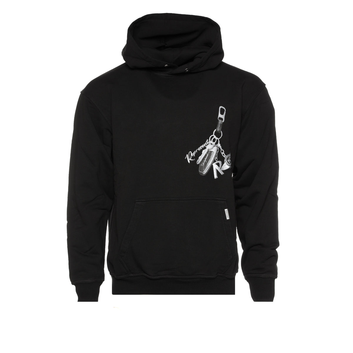 Represent Keys to the Club Men's Black Hoodie - SIZE Boutique