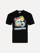 Mixed Emotions Manga Graphic Character Print Streetwear T-Shirt in Black at SIZE Boutique