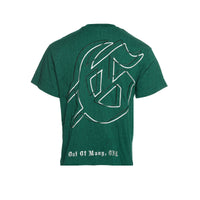 Godspeed "Microdose" Men's Oversized SS Graphic Tee Green - SIZE Boutique
