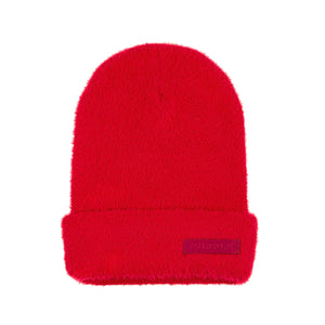 Purple Brand Red Mohair Beanie - SIZE Boutique