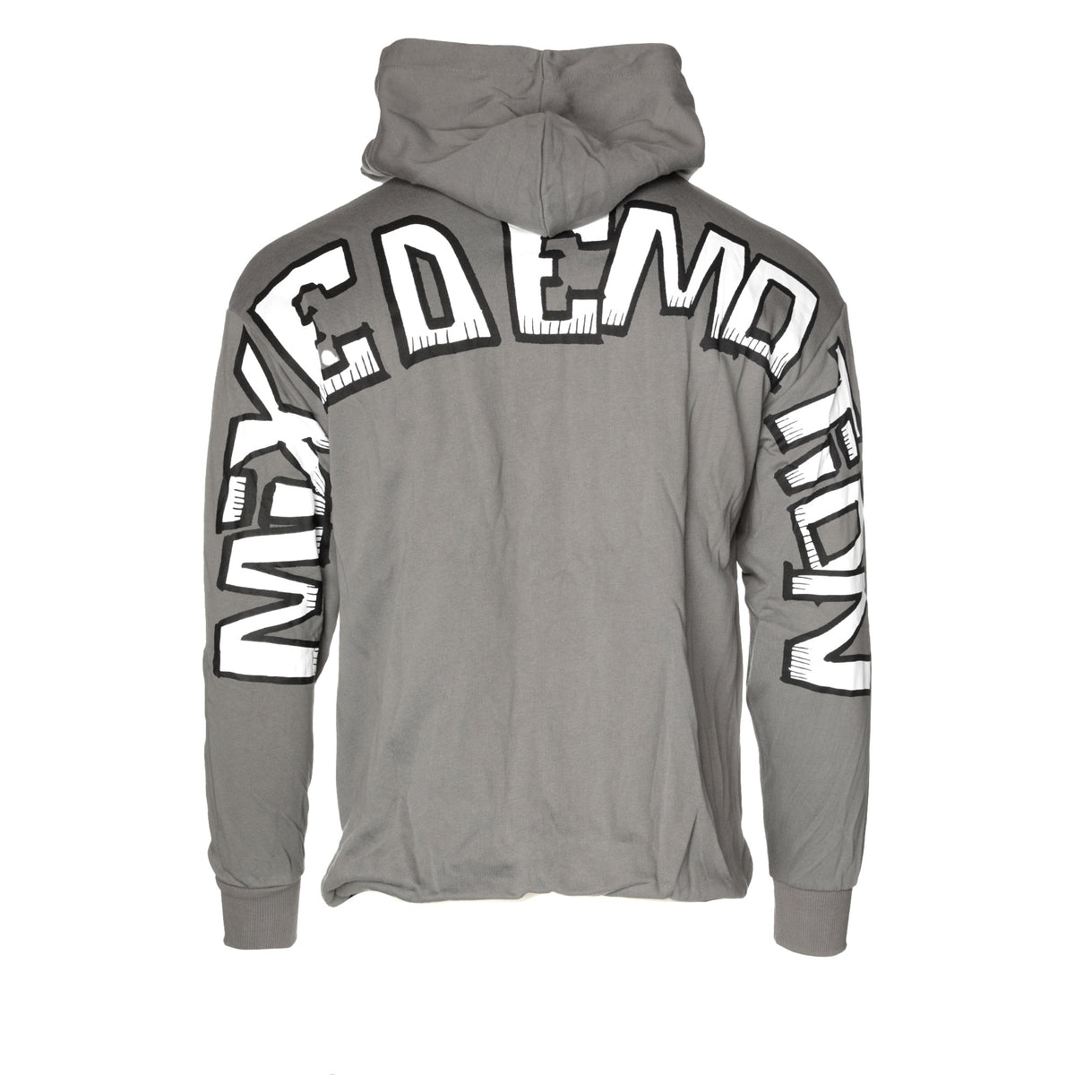 Mixed Emotions Monster Men's Grey Pullover Hoodie - SIZE Boutique