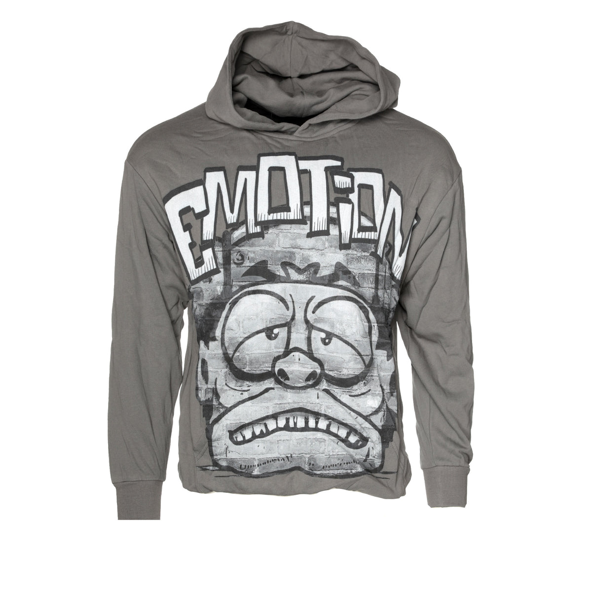 Mixed Emotions Monster Men's Grey Pullover Hoodie - SIZE Boutique