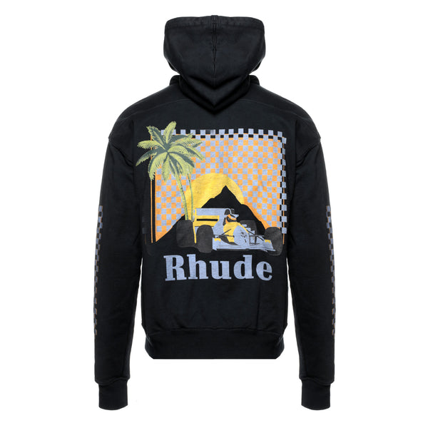 Rhude Moonlight Tropics' Men's Pullover Black Hoodie - SIZE Boutique