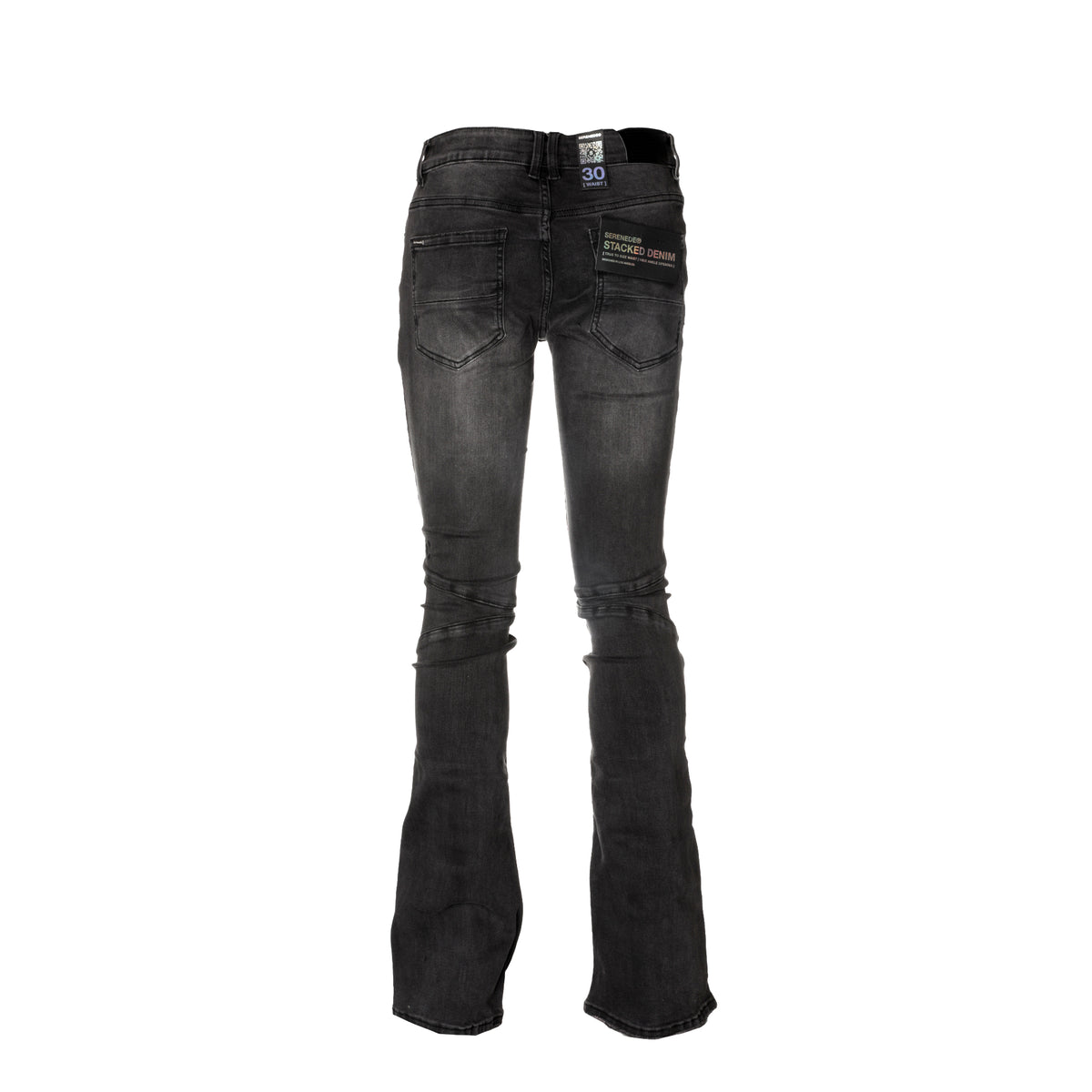 SERENEDE "Nickel" Men's Black Stacked Jeans - SIZE Boutique