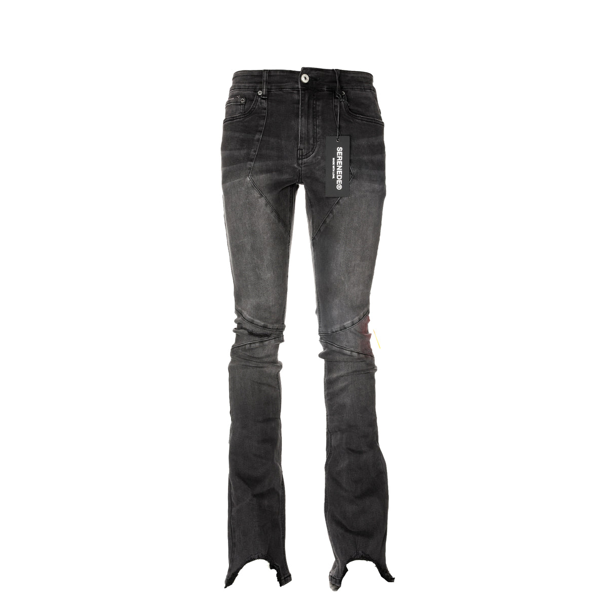 SERENEDE "Nickel" Men's Black Stacked Jeans - SIZE Boutique