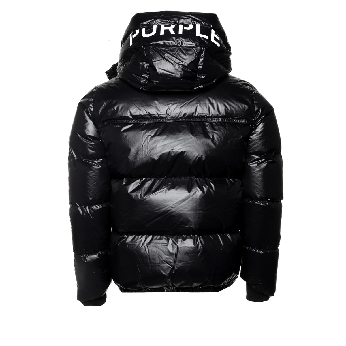 Purple Brand Nylon Down Men's Black Puffer Jacket - SIZE Boutique