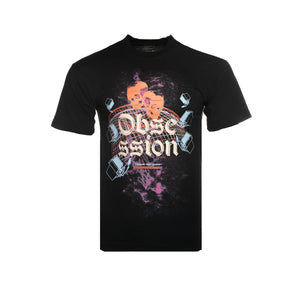 FAQ "Obsession" Men's SS Graphic Tee Black - SIZE Boutique