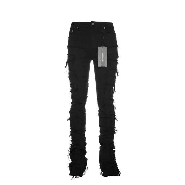 Guapi Obsidian Black Blood Diamond Men's Stacked Jeans - SIZE Boutique