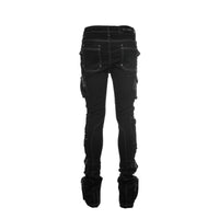 Guapi Obsidian Black Contrast Men's Cargo Pants - SIZE Boutique