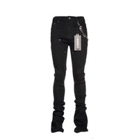 Guapi Obsidian Black Laser Men's Stacked Jeans - SIZE Boutique