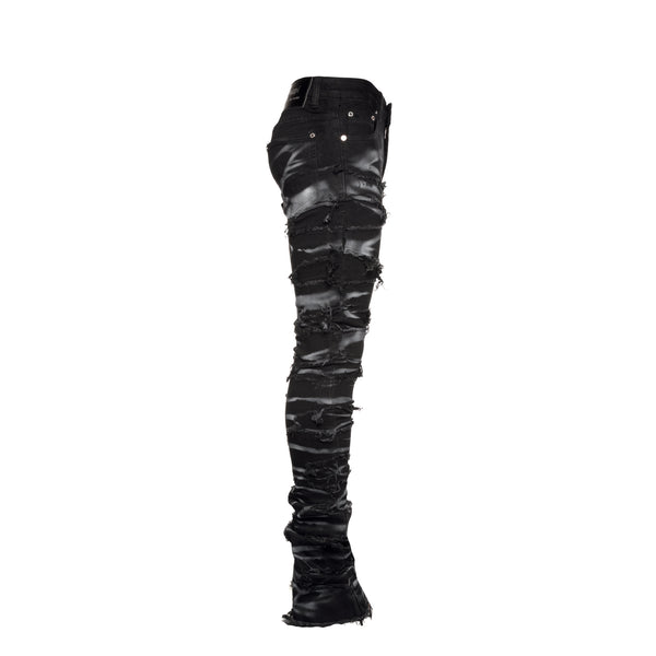 Guapi Obsidian Black Smoke  Men's Stacked Jeans - SIZE Boutique
