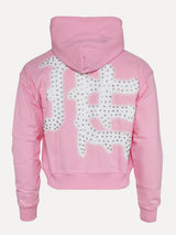 MIxed Emotions Pink End Men's Zip Up Hoodie - SIZE Boutique