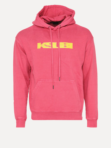 Ksubi Pixel Sign Biggie Coral Hoodie - SIZE Boutique
