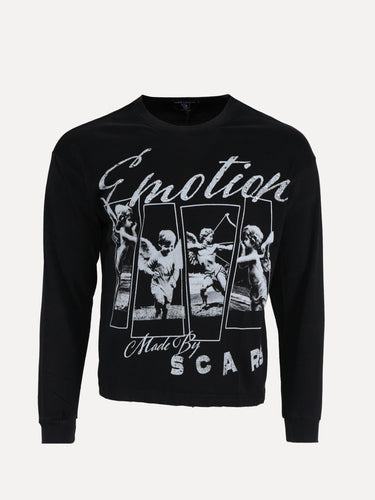 Mixed Emotions Playground Black LS Tee - SIZE Boutique