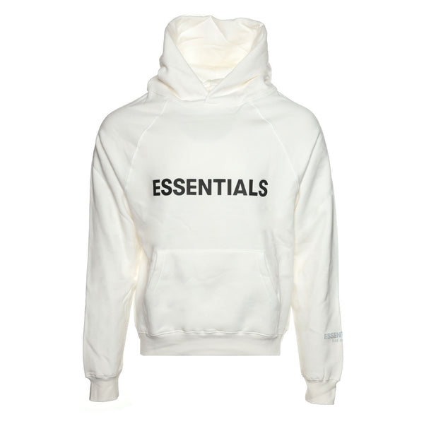 Fear Of God Essentials Men's White Pullover Hoodie - SIZE Boutique